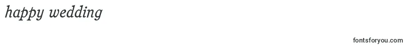 CushingstdBookitalic-fontti – Hääpäivä-fontit